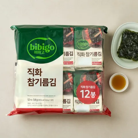 비비고 직화 참기름김 4.5gX20봉