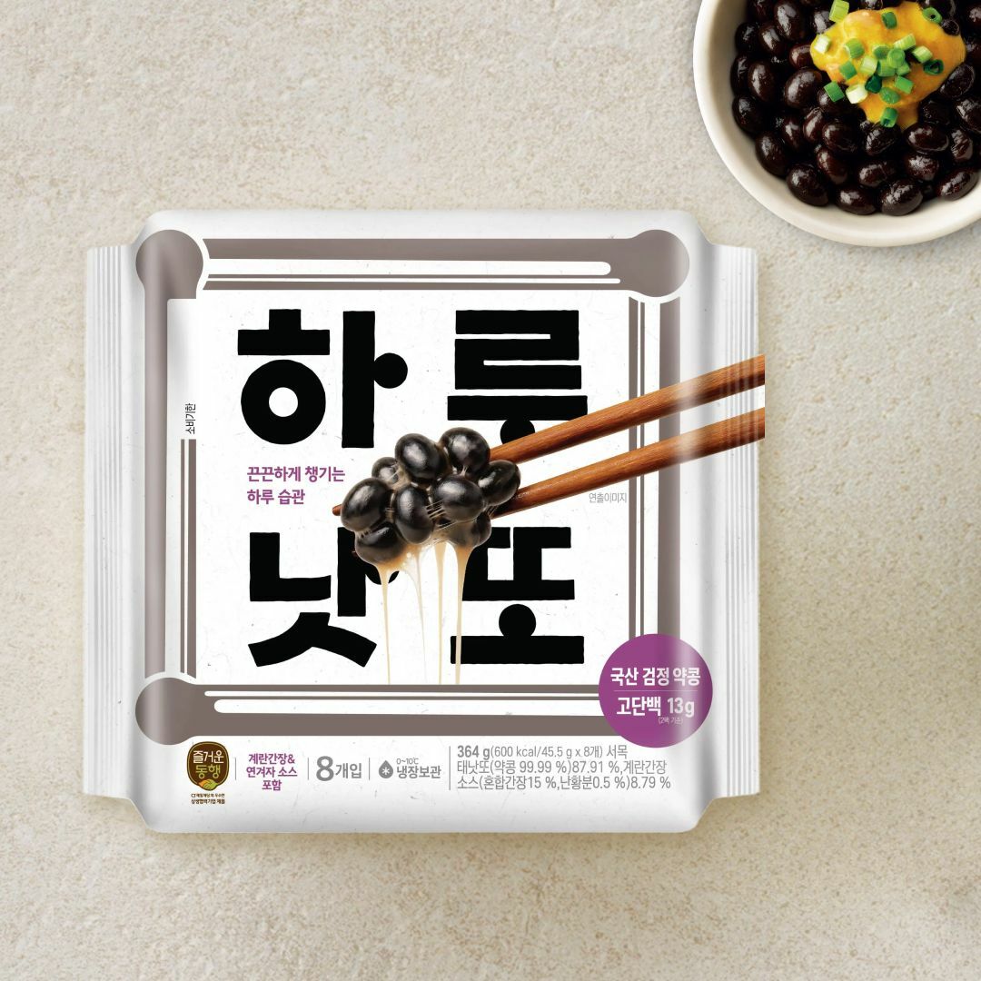 즐거운동행 하루낫또 국산검정약콩 45.5gX8개