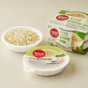 [박스특가]햇반 발아현미밥 작은공기 130gx3번들x12개(총36개)