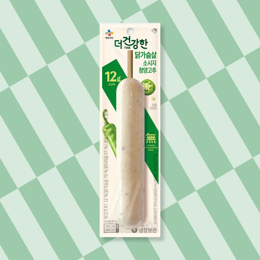 [슬기 PICK]더건강한 닭가슴살 꼬지 청양고추 80g