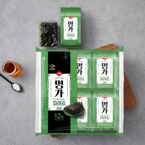 CJ명가 파래김 4gX12봉