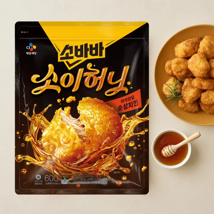 고메 소바바치킨 소이허니 순살 600g