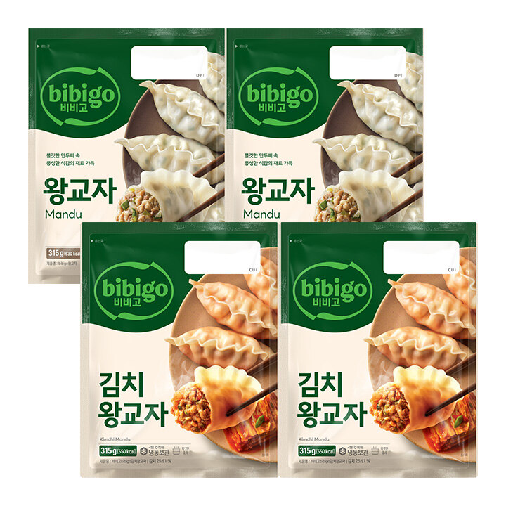 비비고 왕교자315gX2개+김치왕교자315gX2개