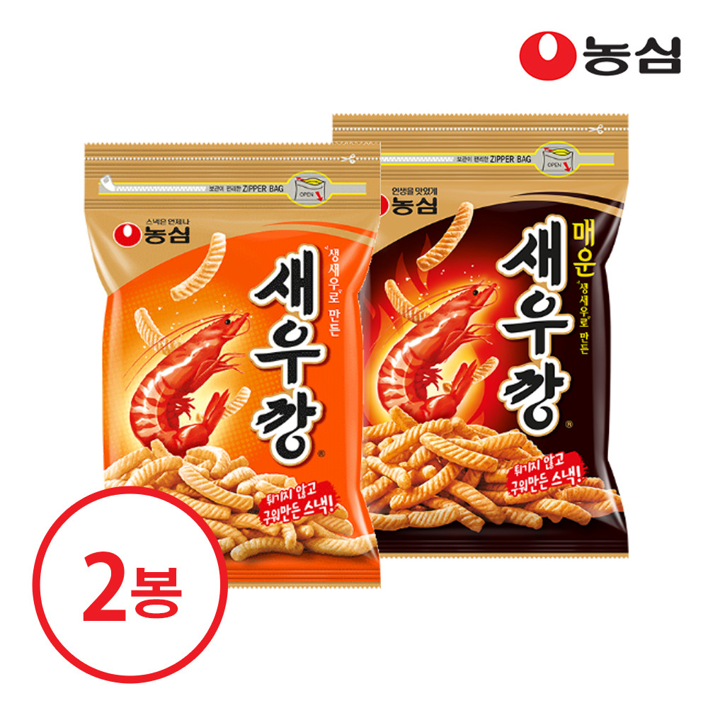 [행사]농심 새우깡400g(대용량)+매운새우깡400g(대용량)