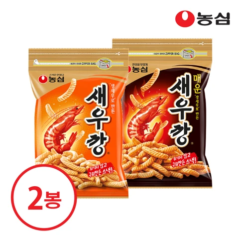 [행사]농심 새우깡400g(대용량)+매운새우깡400g(대용량)