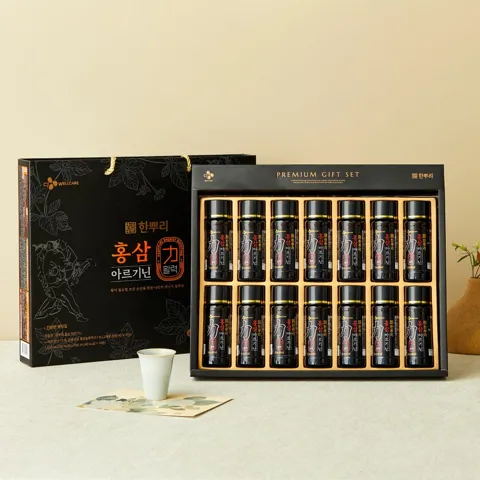 [26설선물세트] 한뿌리 홍삼 아르기닌 병 14입