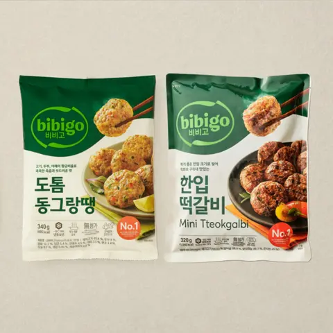 비비고 한입떡갈비 320g+동그랑땡 340g