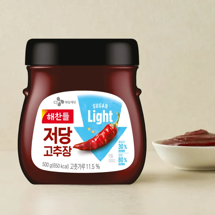 해찬들 저당 고추장 500g