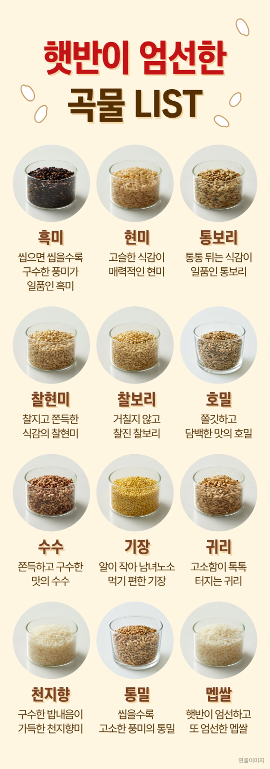 햇반 라이스플랜 12곡 잡곡밥 곡물 리스트 — 흑미, 현미, 통보리 등 12종 곡물