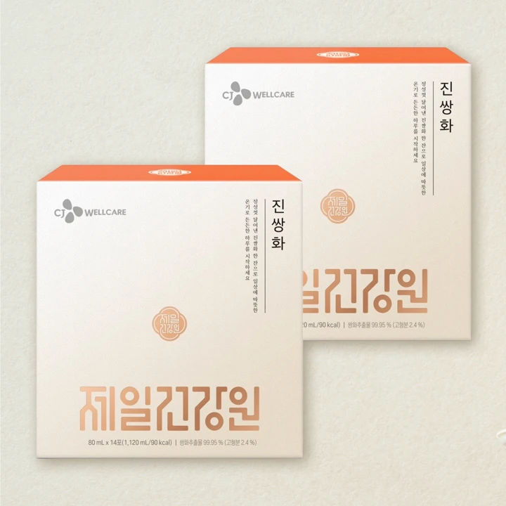 [26추석 선물세트][총몇명] 제일건강원 진쌍화 80ml*14포X2개