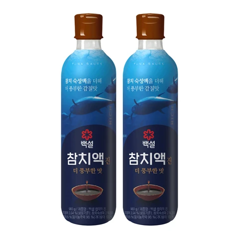 백설 참치액 진더풍부한맛 900g X2개