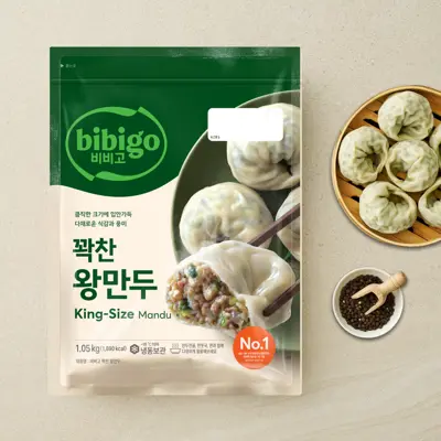비비고 꽉찬 왕만두 고기 1.05kg