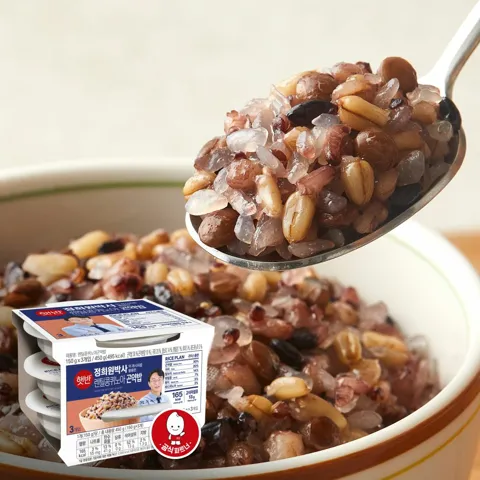 [정희원 박사 레시피]햇반 렌틸콩 퀴노아곤약밥 150gX3번들