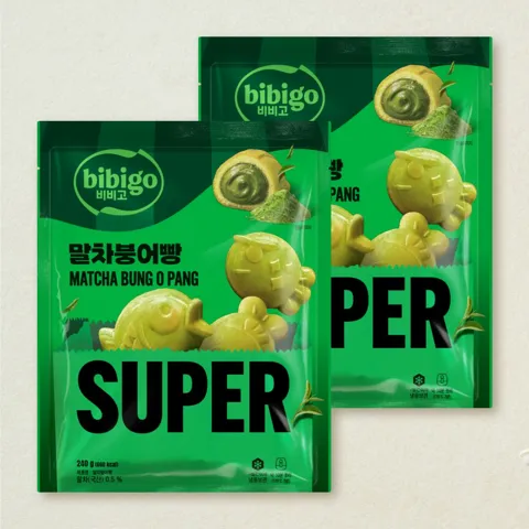 [장보기초특가] 비비고 말차 붕어빵 240gX2개