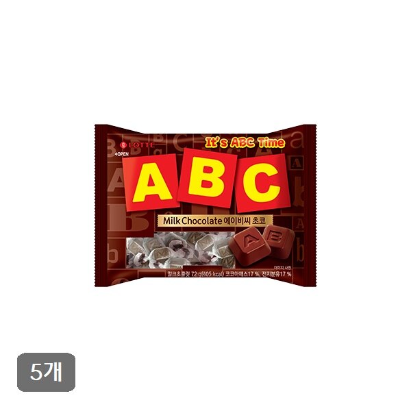 [행사]ABC 초코 72gX5개