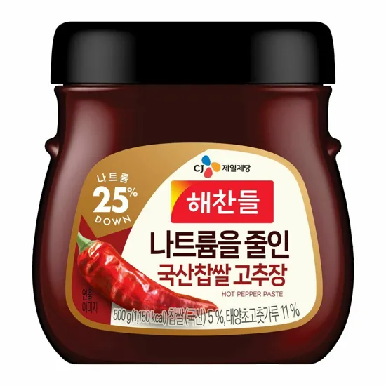 [1+1]해찬들 나트륨을 줄인 국산 찹쌀 고추장 500g