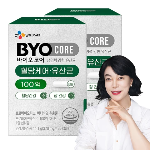 바이오코어 혈당케어·유산균 30캡슐X2개