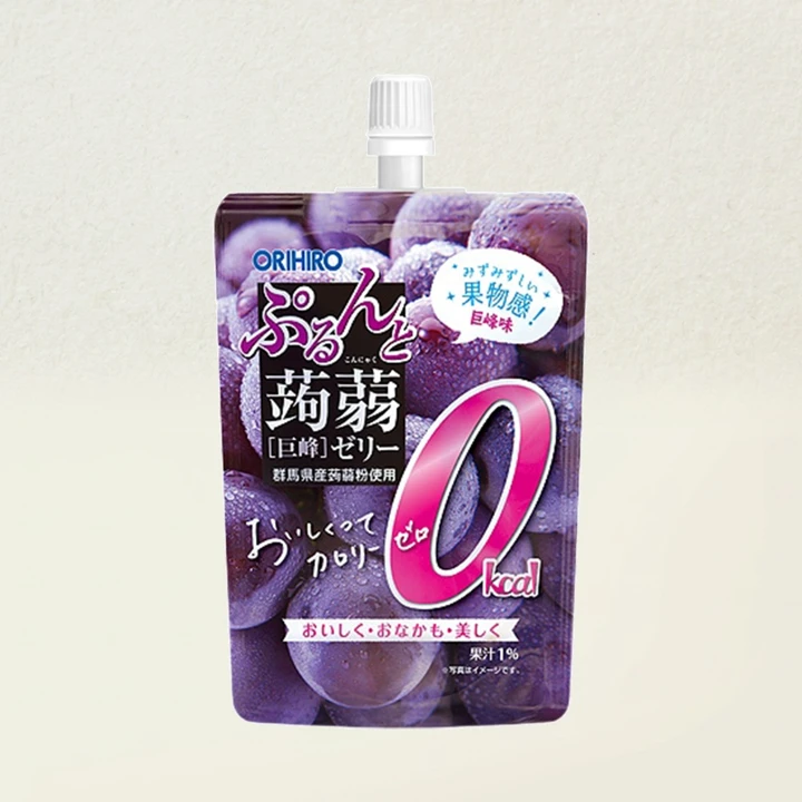 오리히로곤약젤리제로포도맛130g