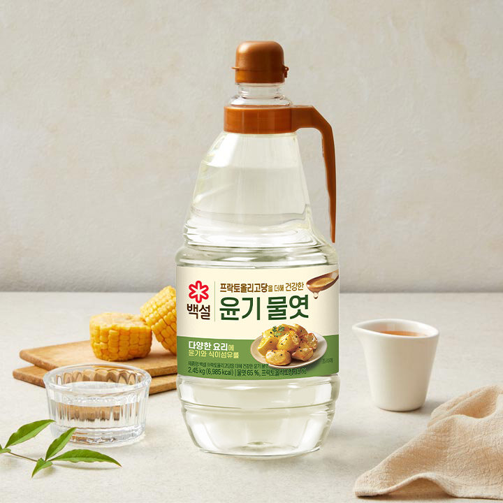 백설 프락토올리고당을 더해 건강한 윤기 물엿 2.45kg