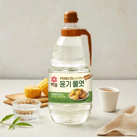백설 프락토올리고당을 더해 건강한 윤기 물엿 2.45kg