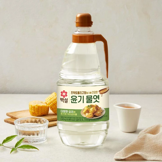 백설 프락토올리고당을 더해 건강한 윤기 물엿 2.45kg