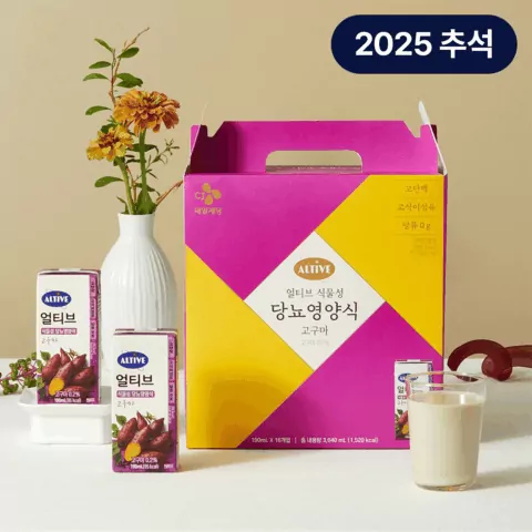 [25추석 선물세트특가] 얼티브 당뇨영양식 고구마맛X4개