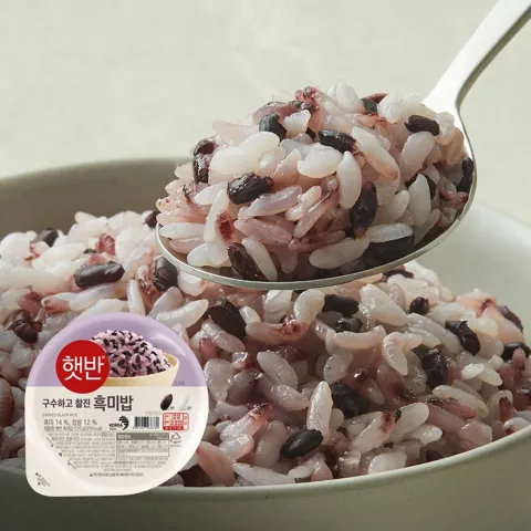 햇반 흑미밥 210g