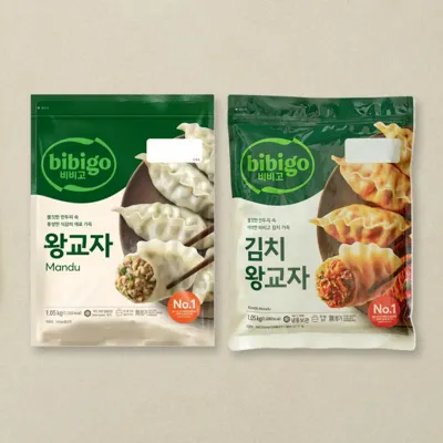 비비고 왕교자+김치왕교자 1.05kg (총 2개)
