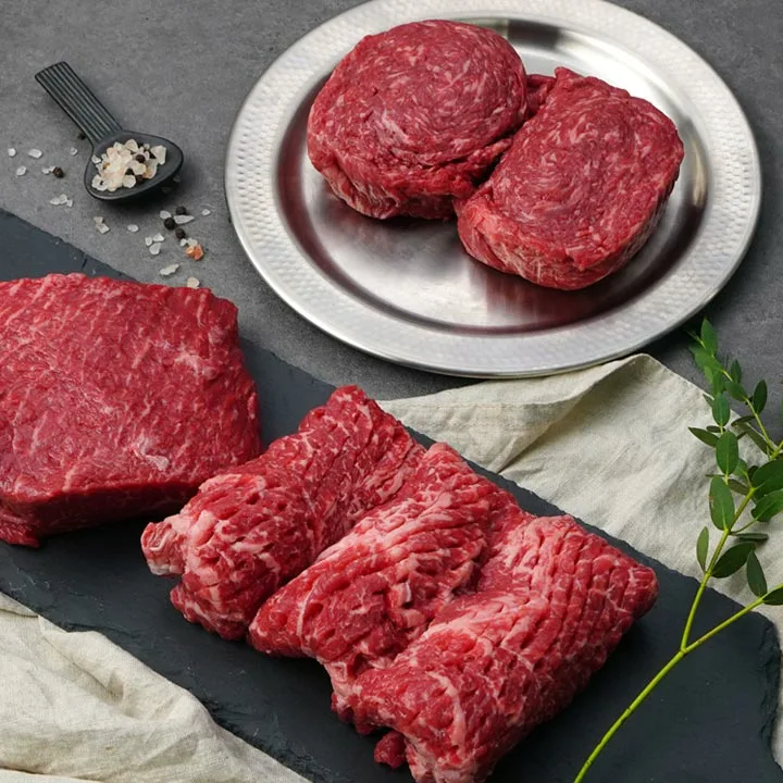 [26추석 선물세트]정품진 한우 GOURMET 상차림용 선물세트 2.4kg