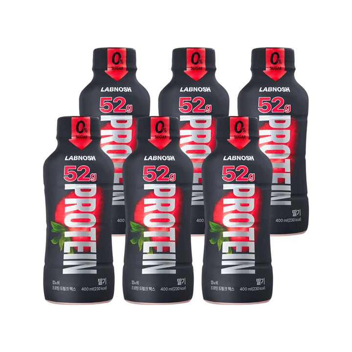 랩노쉬 프로틴 드링크 맥스 딸기400ml X 6개