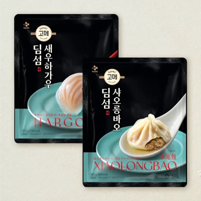 [무료배송]고메 새우하가우 315g+샤오롱바오 423g