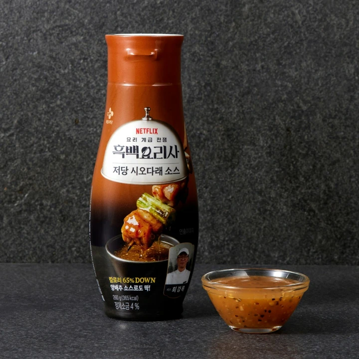 CJ 흑백요리사 저당 시오다래소스 255g