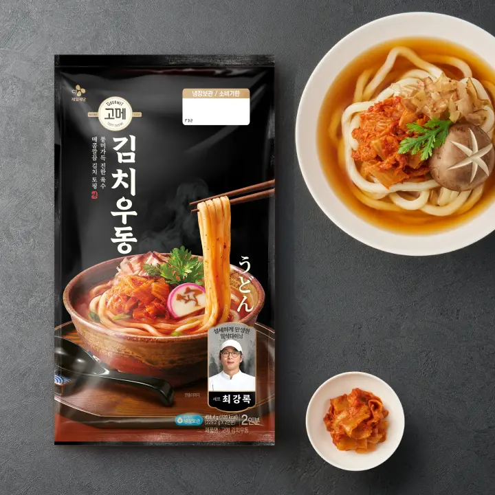 고메 김치우동 2인 458.4g