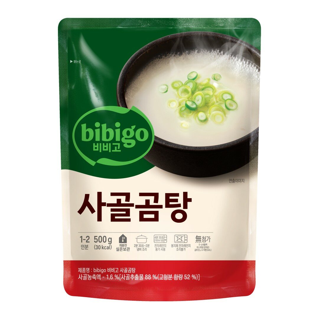 비비고 사골곰탕 500gX18개(1box) | 상품상세 | CJ더마켓 - CJ제일제당 공식몰