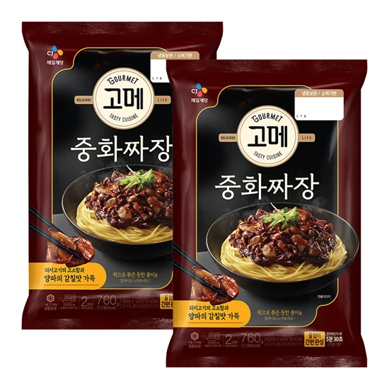 고메 중화짜장 760gX2개