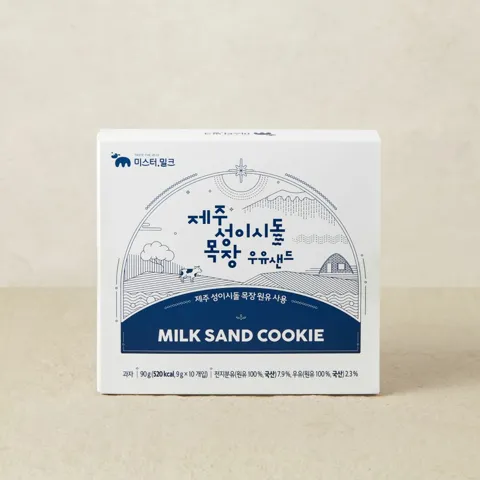 성이시돌 우유 샌드 90g(9g*10입)