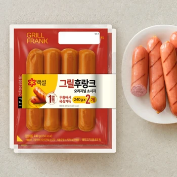 백설 그릴후랑크 240gX2개