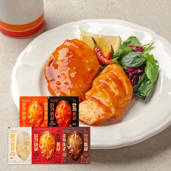 [행사]한끼통살 소스통살 5종 혼합 x 4set(20개)