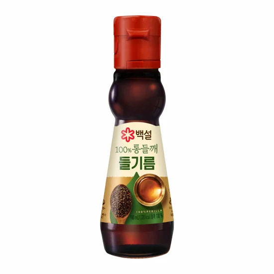 백설 100% 통들깨 들기름 160ml