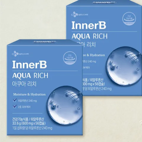 이너비 아쿠아리치 더블업 600mgX56캡슐X2개(8주)