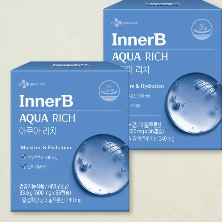 이너비 아쿠아리치 더블업 600mgX56캡슐X2개(8주)