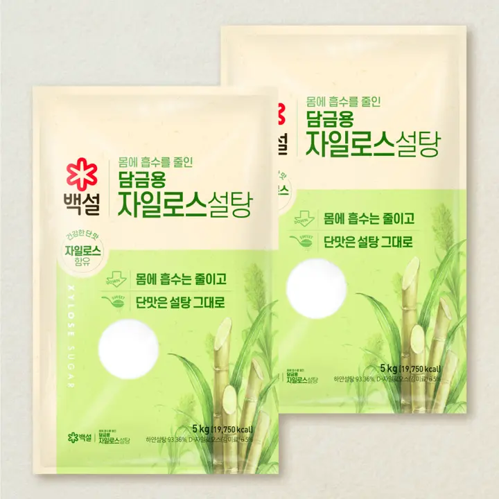 백설 담금용 하얀 자일로스설탕 5kgX2개
