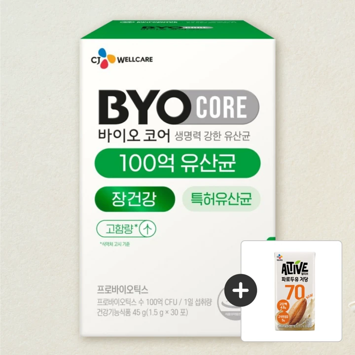 바이오코어 100억 유산균 30포(1개월)