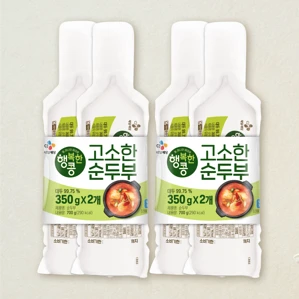 행복한콩 고소한 순두부 350gX2번들X2개