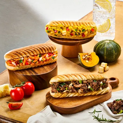 [행사]그로서리서울 저당 파니니 3종세트 120gx9개(불고기,로제치킨,단호박두부)