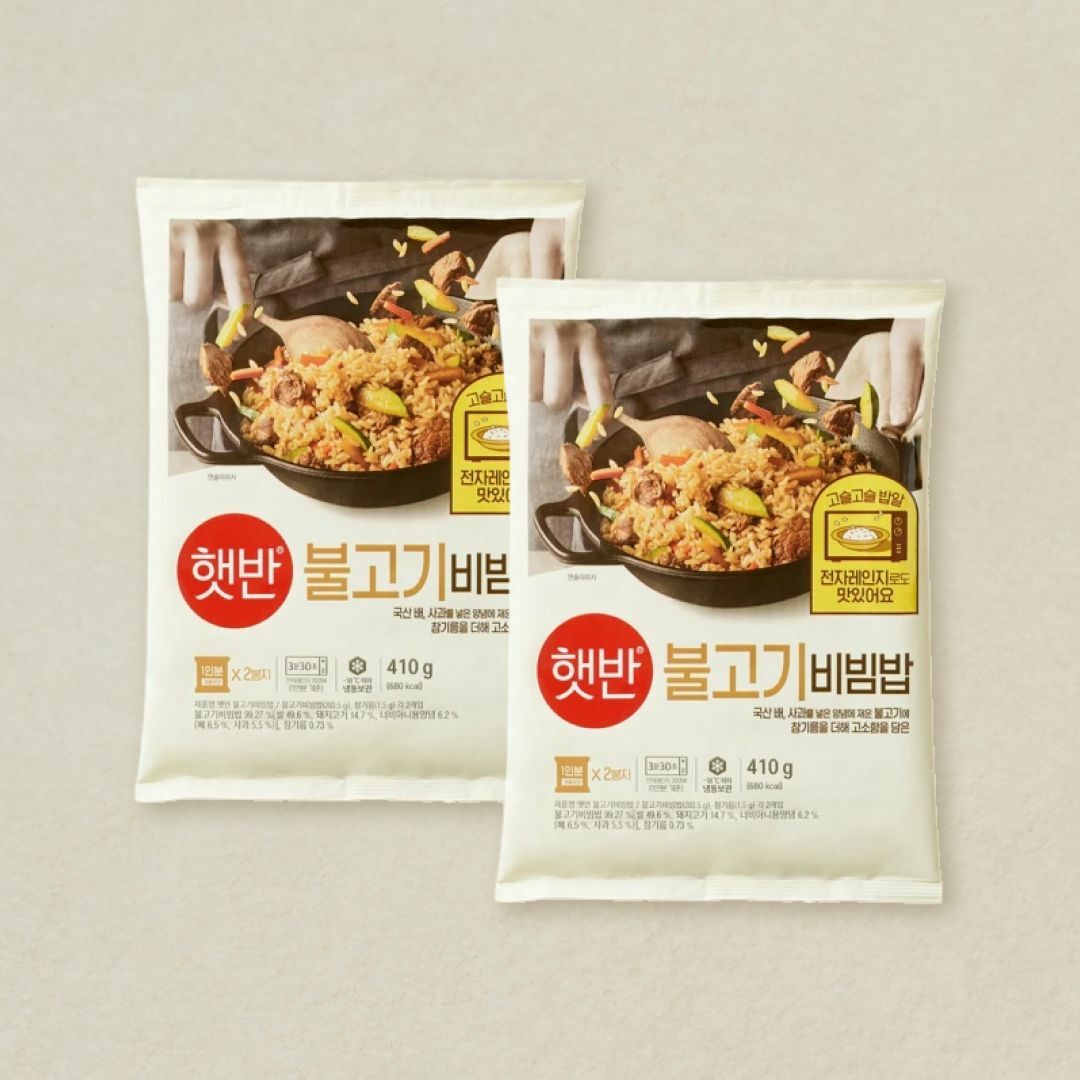 햇반 불고기비빔밥 410gX2개