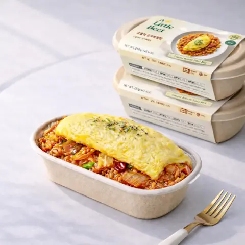 어리틀빗 웜그레인 저당 볶음밥 3종(오믈렛김치볶음밥,새우필라프,모짜렐라김치볶음밥)