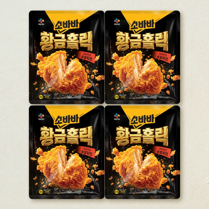 소바바 황금홀릭 순살 240gX4개