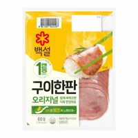 백설 구이한판 오리지널 60g