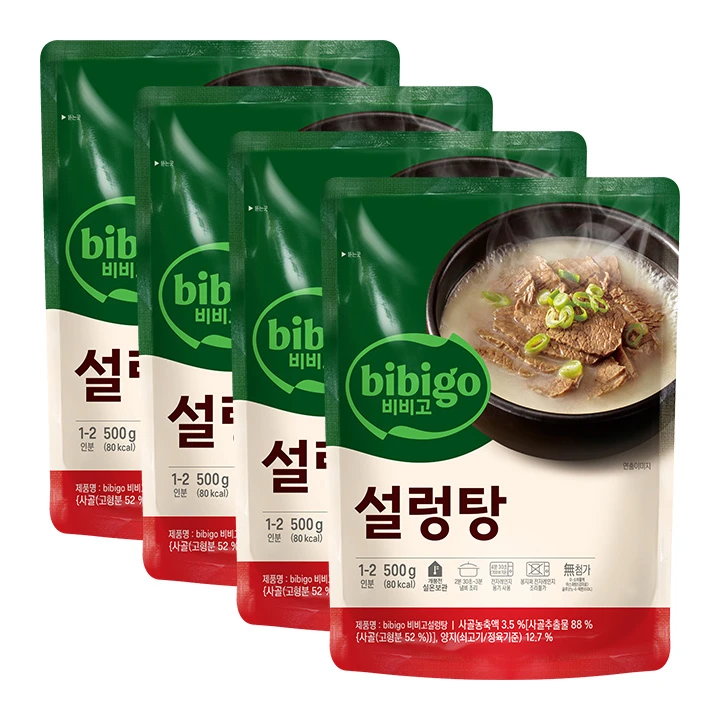 비비고 설렁탕 500gx4개